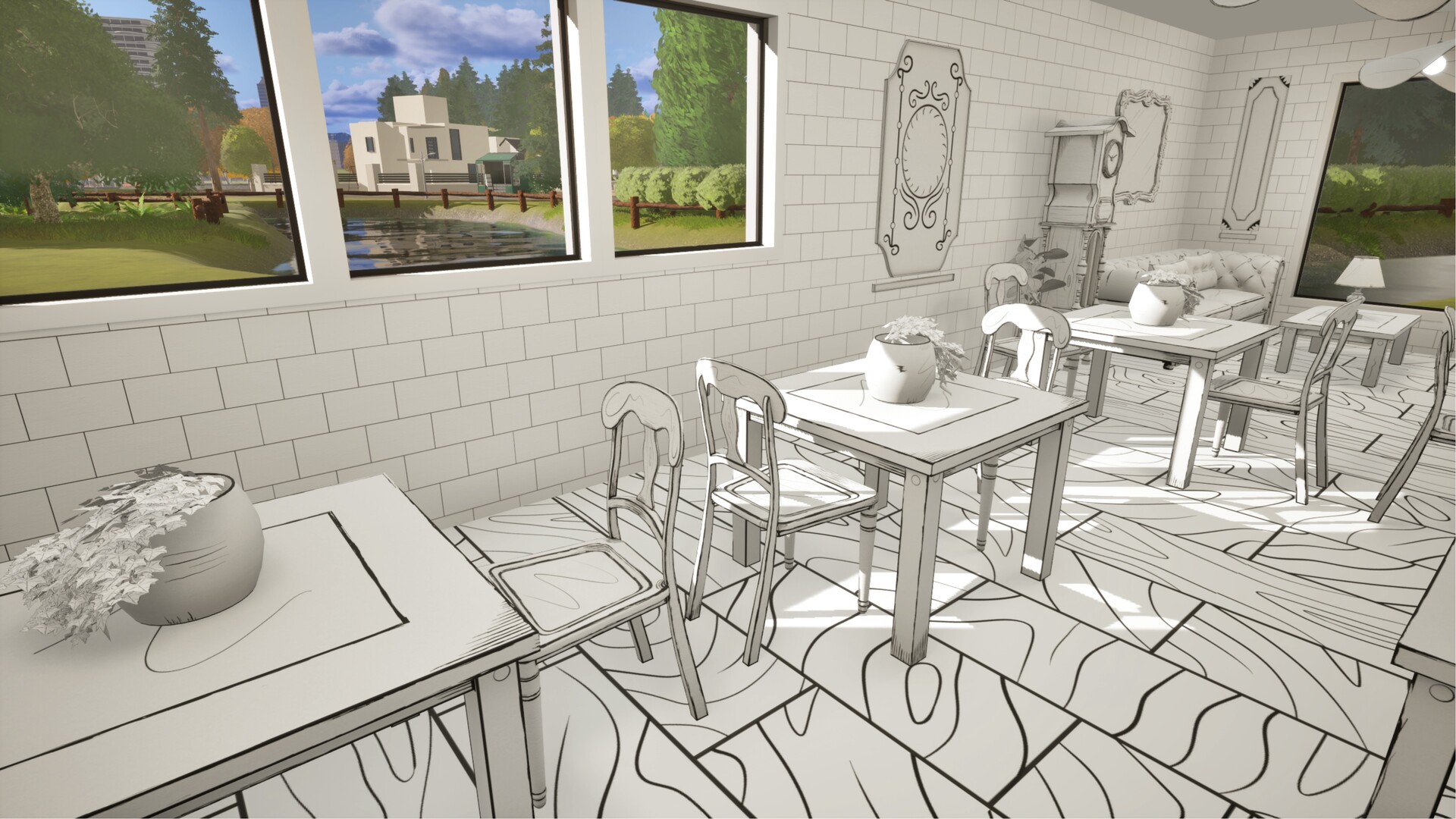 Architect Life - Sketch House Pack official in-game screenshot 1