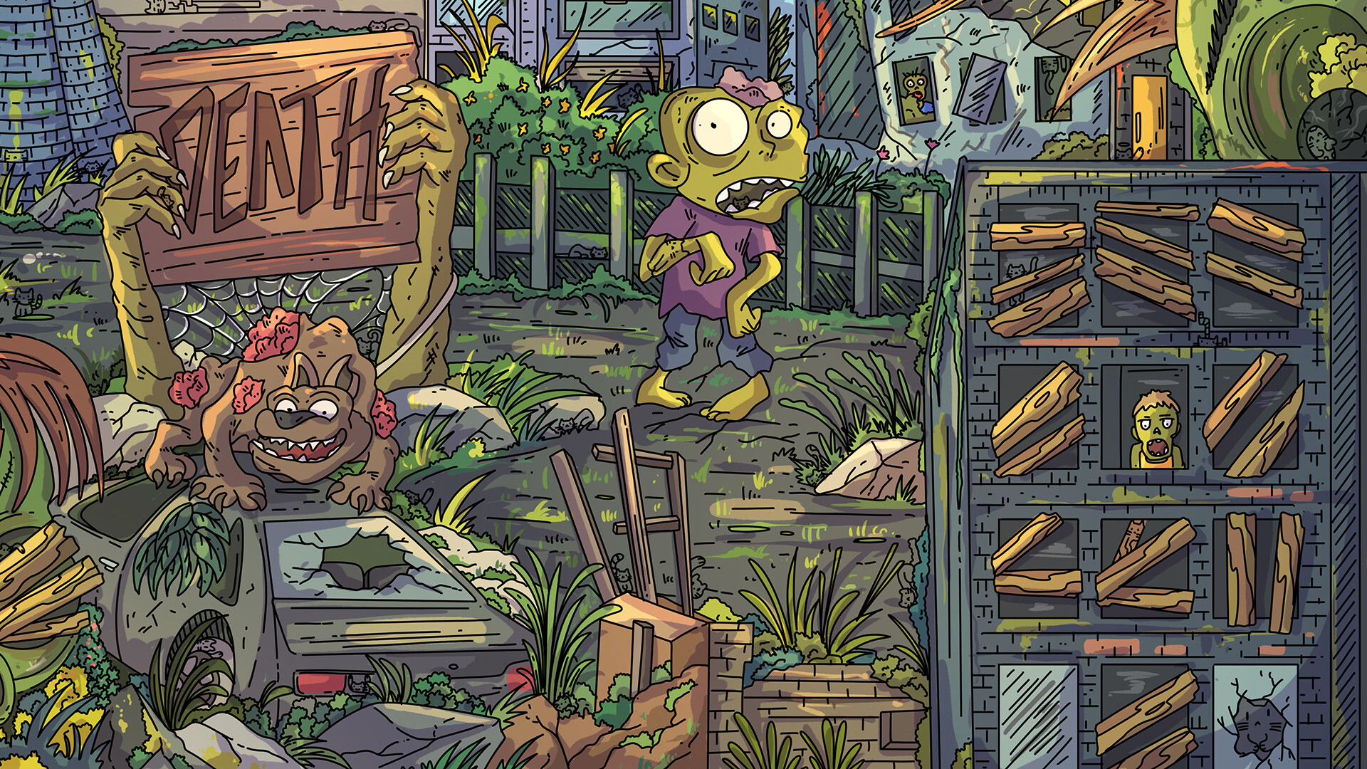 100 Zombie Cats official in-game screenshot 1