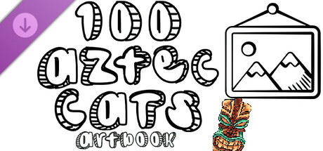 100 Aztec Cats - Artbook cover artwork
