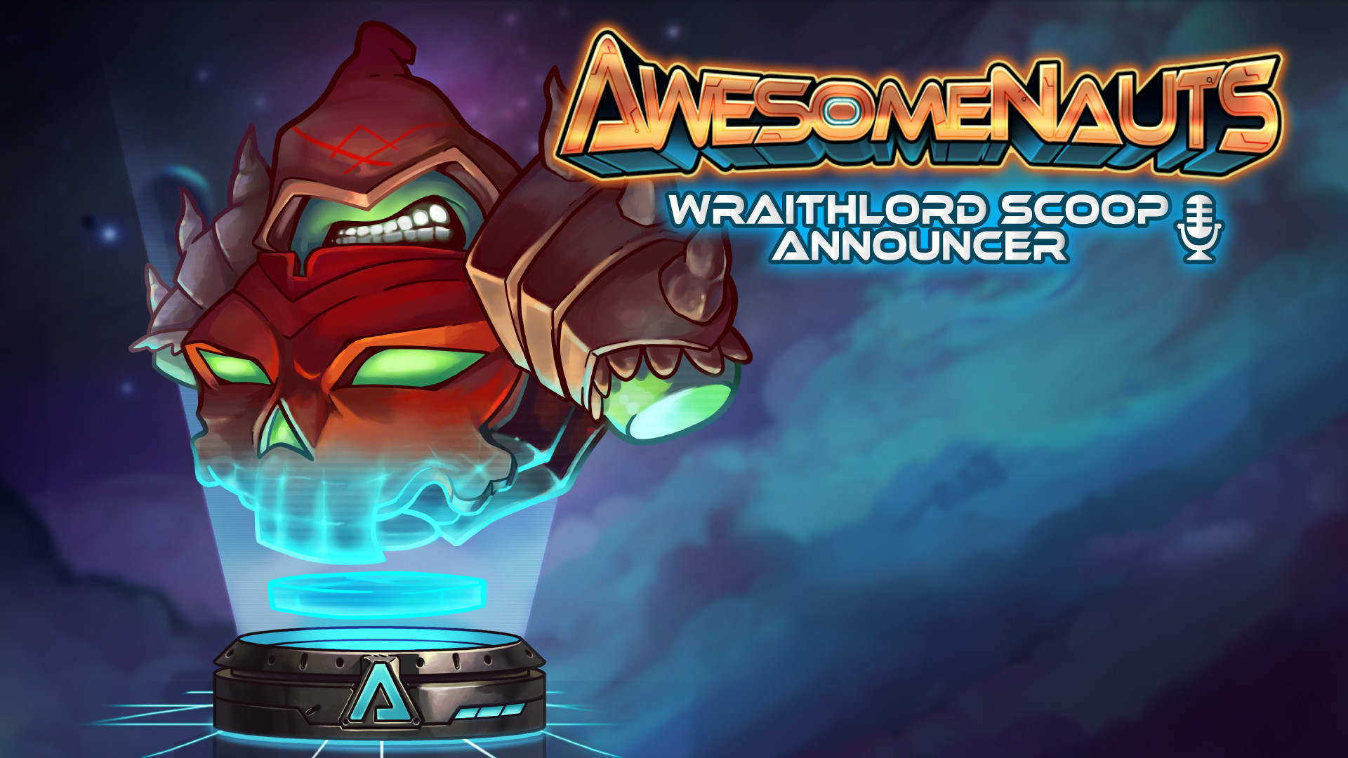 Awesomenauts - Wraithlord Scoop Announcer official in-game screenshot 1