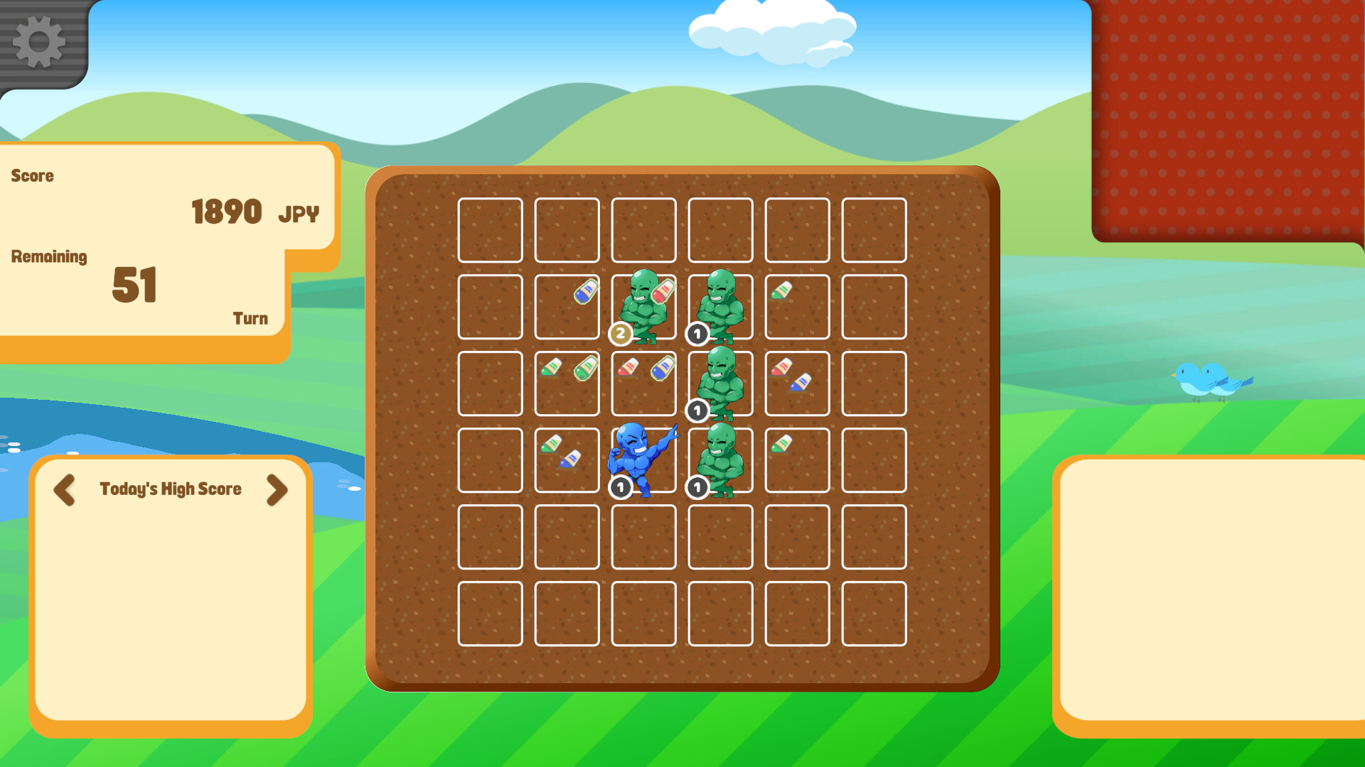 マッチョハーベスト~ムキムキ収穫パズル~ official in-game screenshot 1