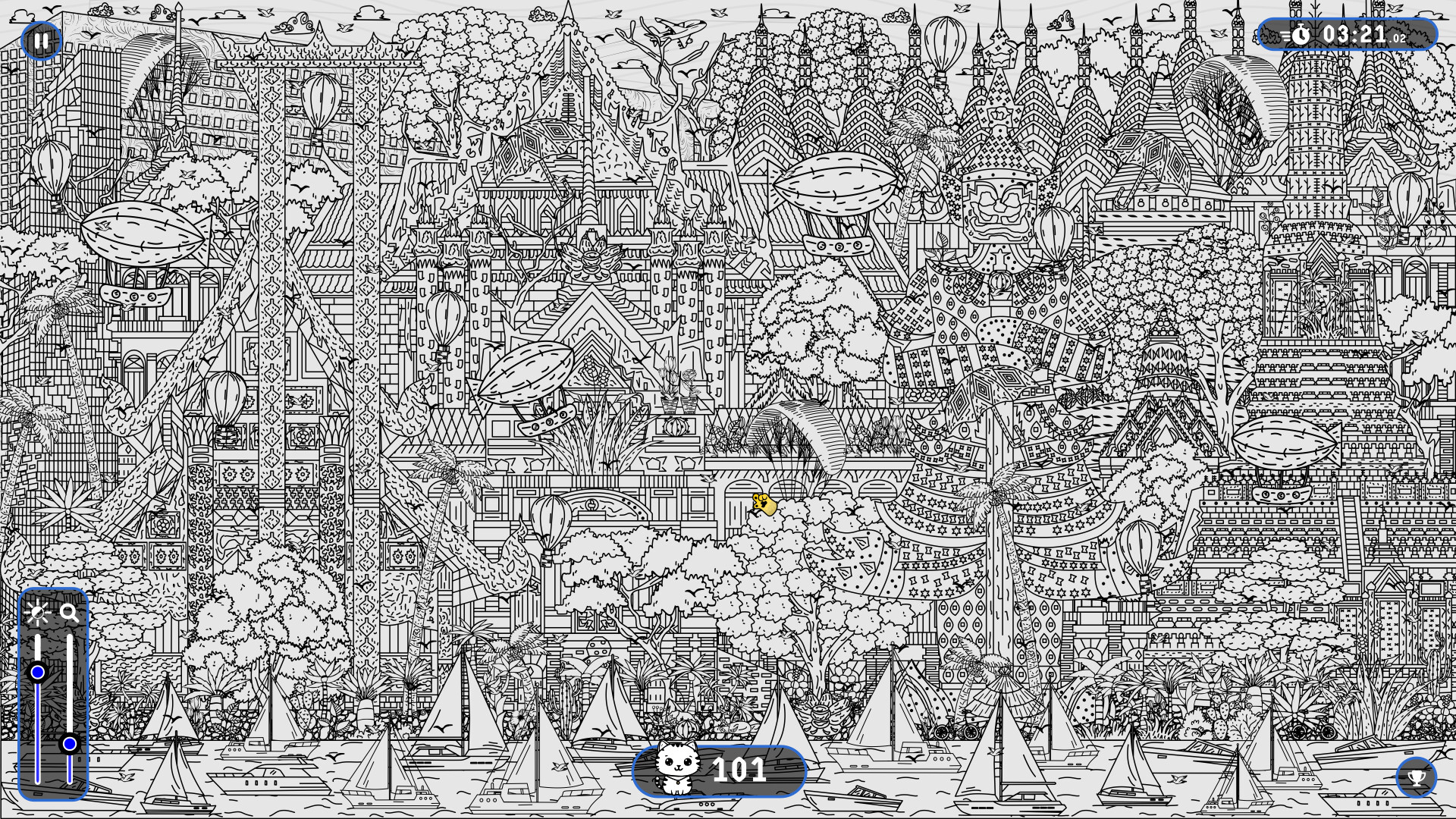101 Cats Hidden in Thailand official in-game screenshot 1