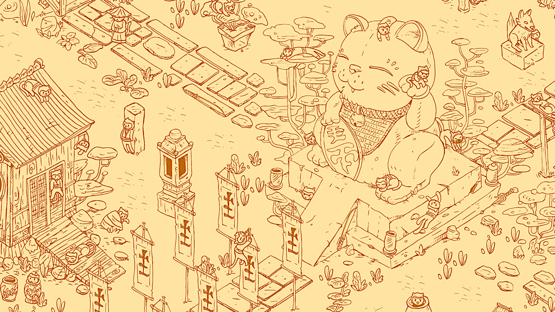 100 hidden Cats : Ninja official in-game screenshot 1
