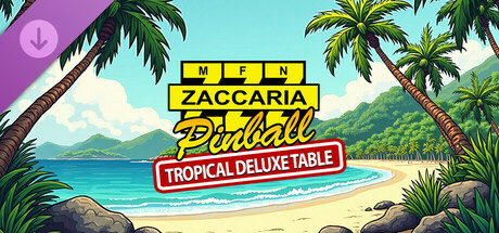Zaccaria Pinball - Tropical Deluxe Pinball Table cover artwork