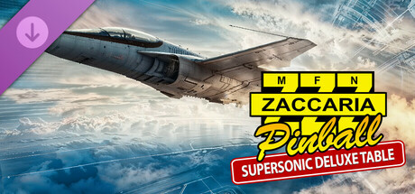 Zaccaria Pinball - Supersonic Deluxe Pinball Table cover artwork