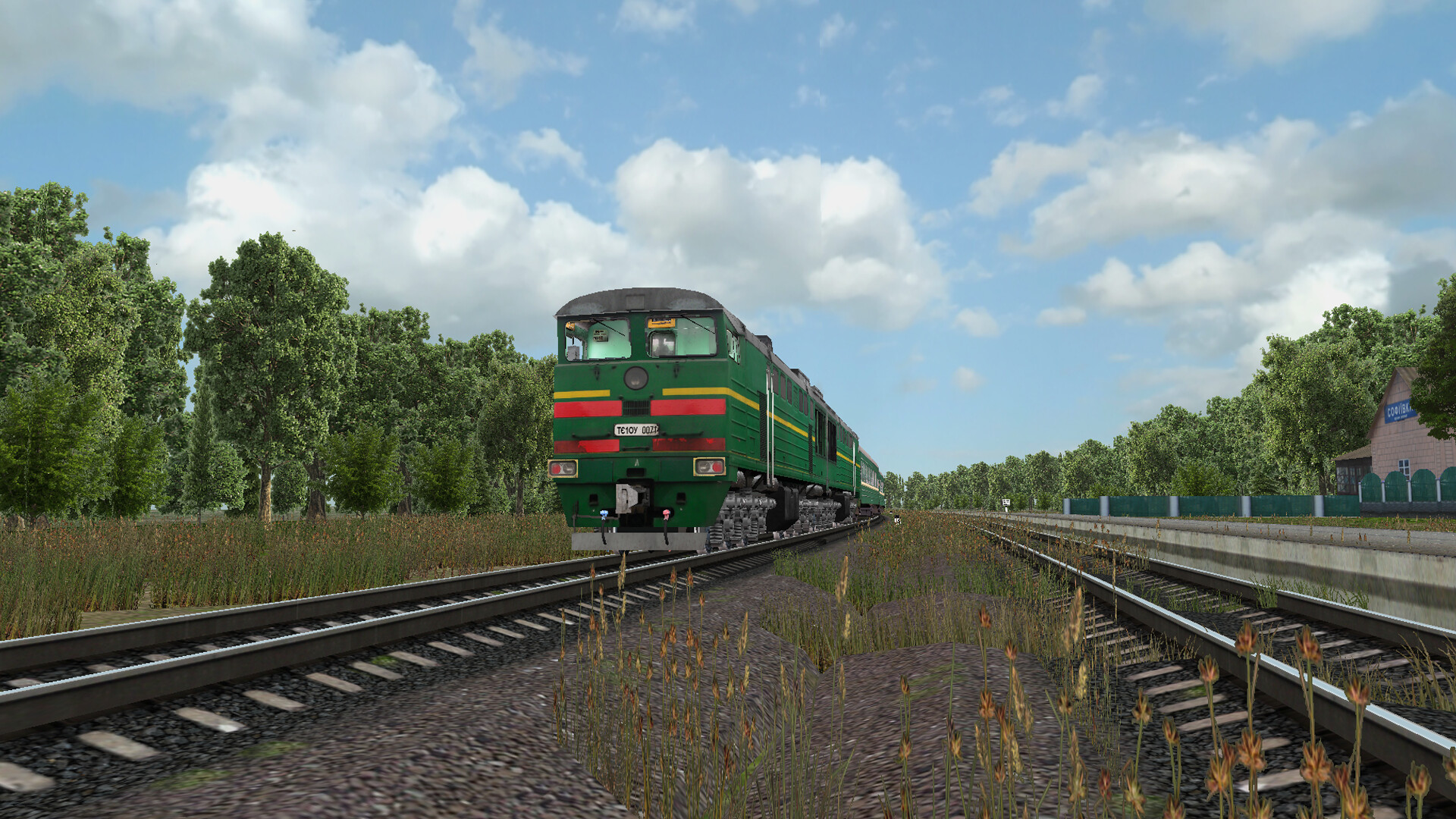 ZDSimulator - 2TE10U Locomotive official in-game screenshot 1