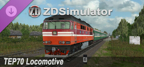 ZDSimulator - TEP70 Locomotive cover artwork