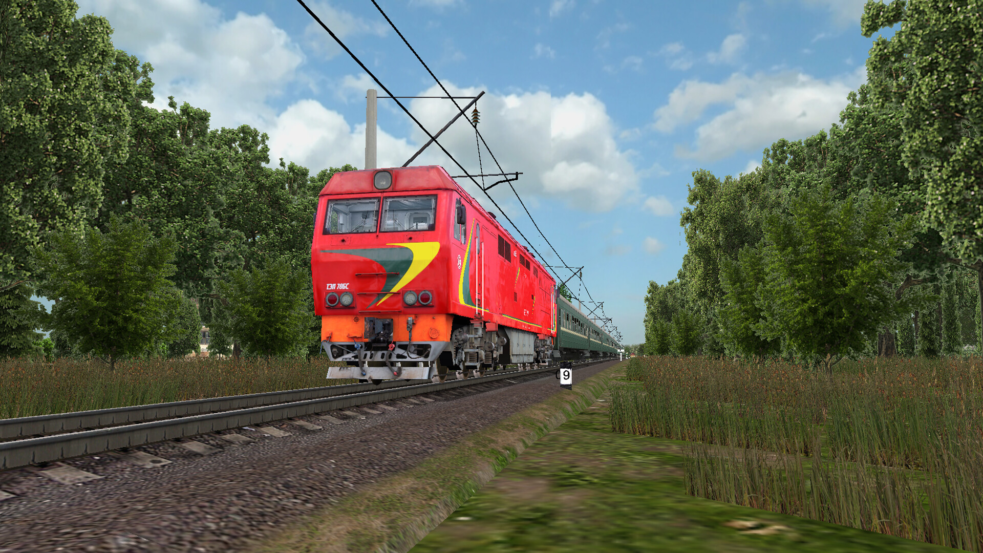 ZDSimulator - TEP70BS Locomotive official in-game screenshot 1