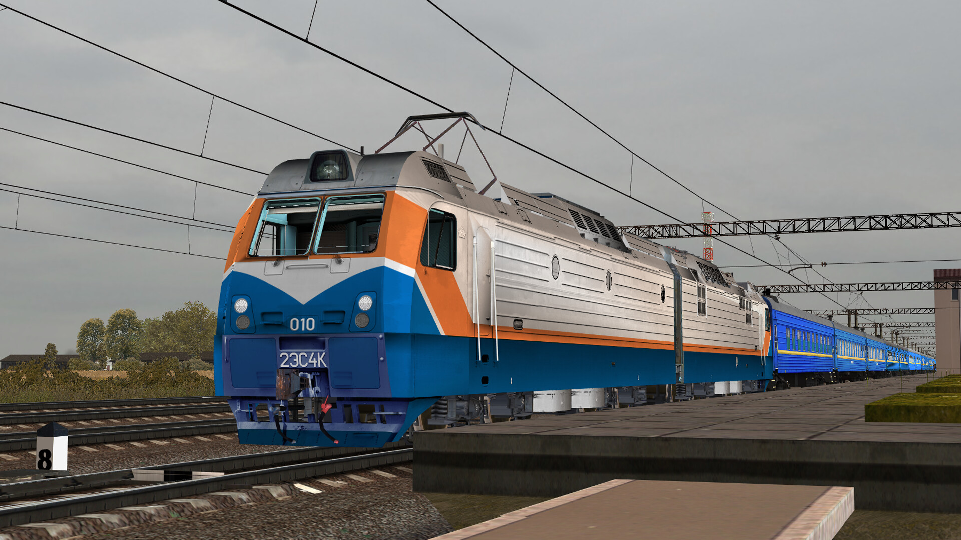 ZDSimulator - 2ES4k Locomotive official in-game screenshot 1