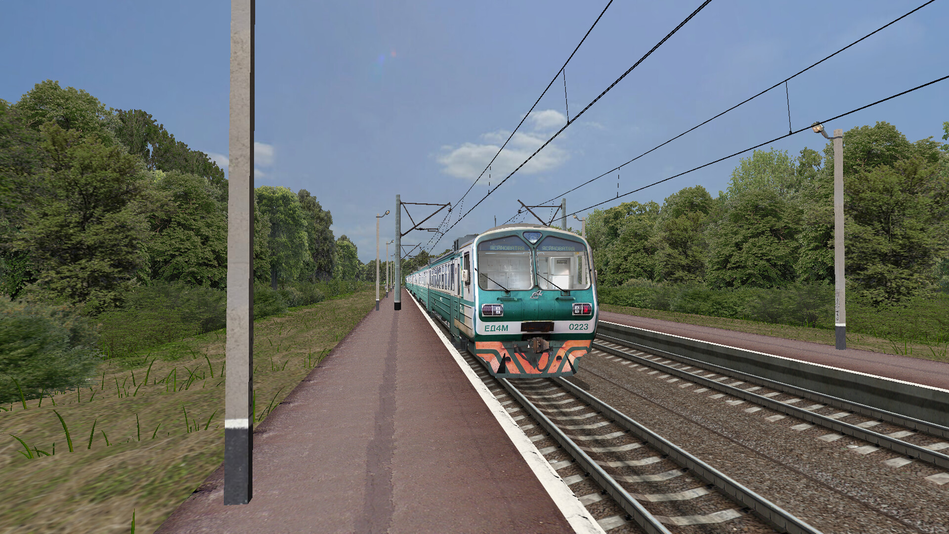 ZDSimulator - ED4M Electric Train official in-game screenshot 1
