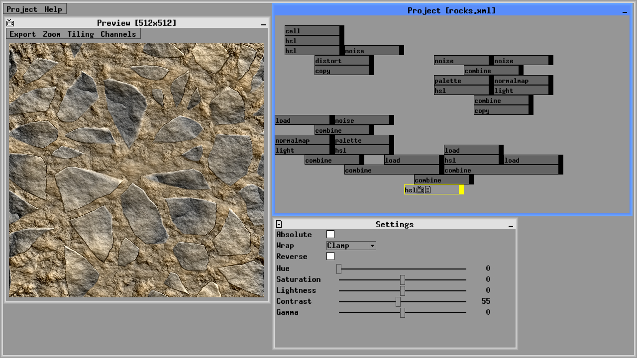Zeuxis : procedural texture generator official in-game screenshot 1