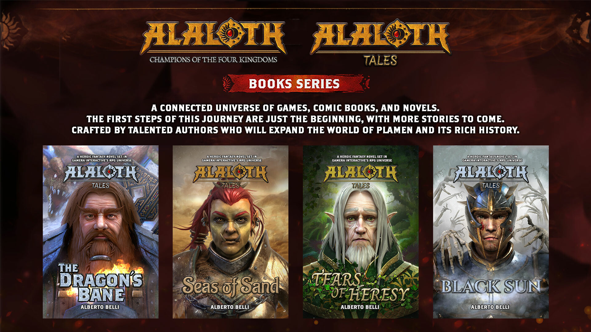 Alaloth - Champions of The Four Kingdoms - Tales Book - Black Sun official in-game screenshot 1