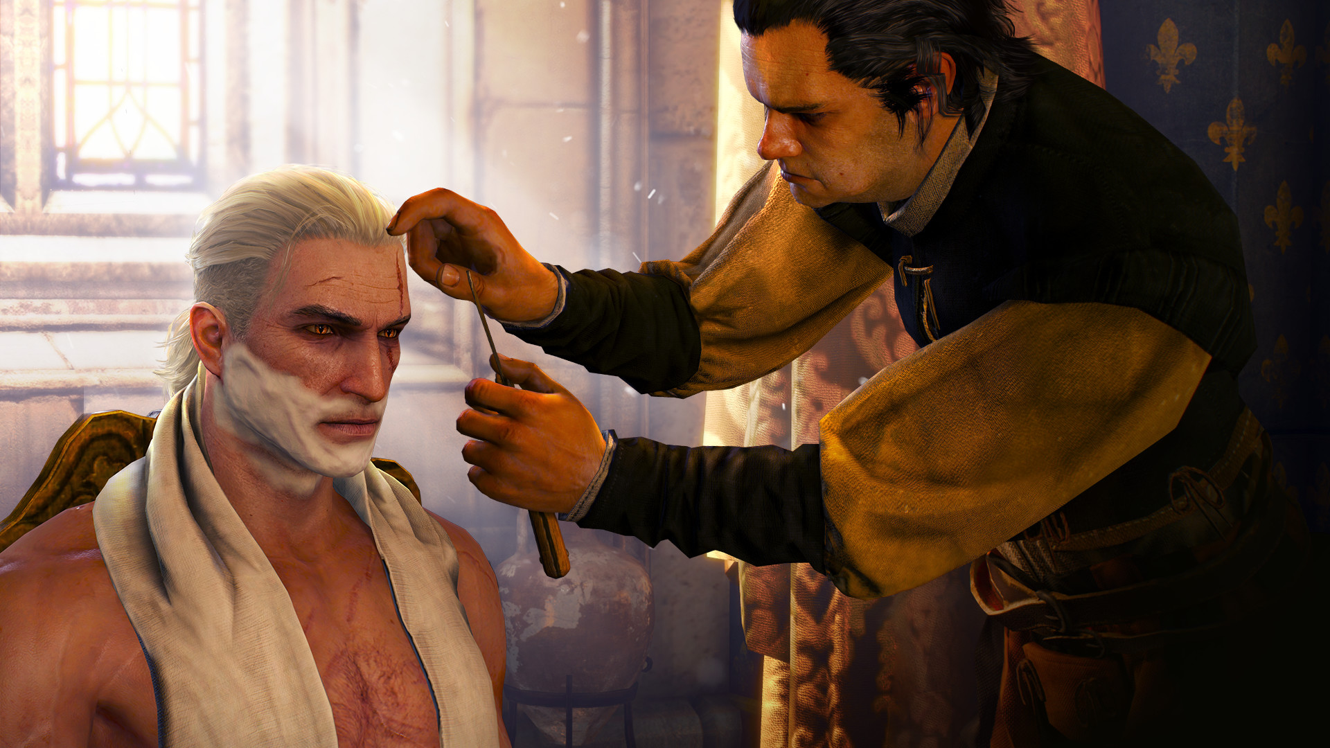 The Witcher 3: Wild Hunt - Beard and Hairstyle Set official in-game screenshot 1