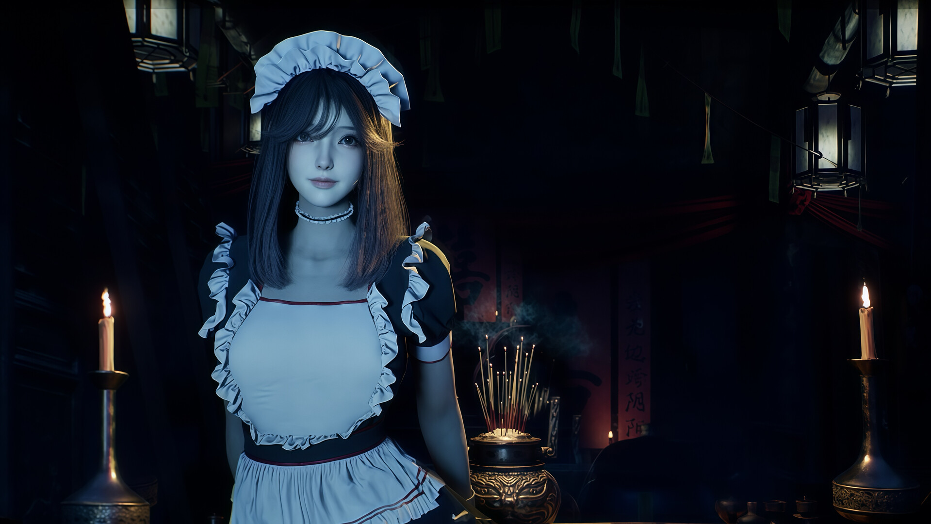 不祥之夜:回魂 - 女仆小难 official in-game screenshot 1