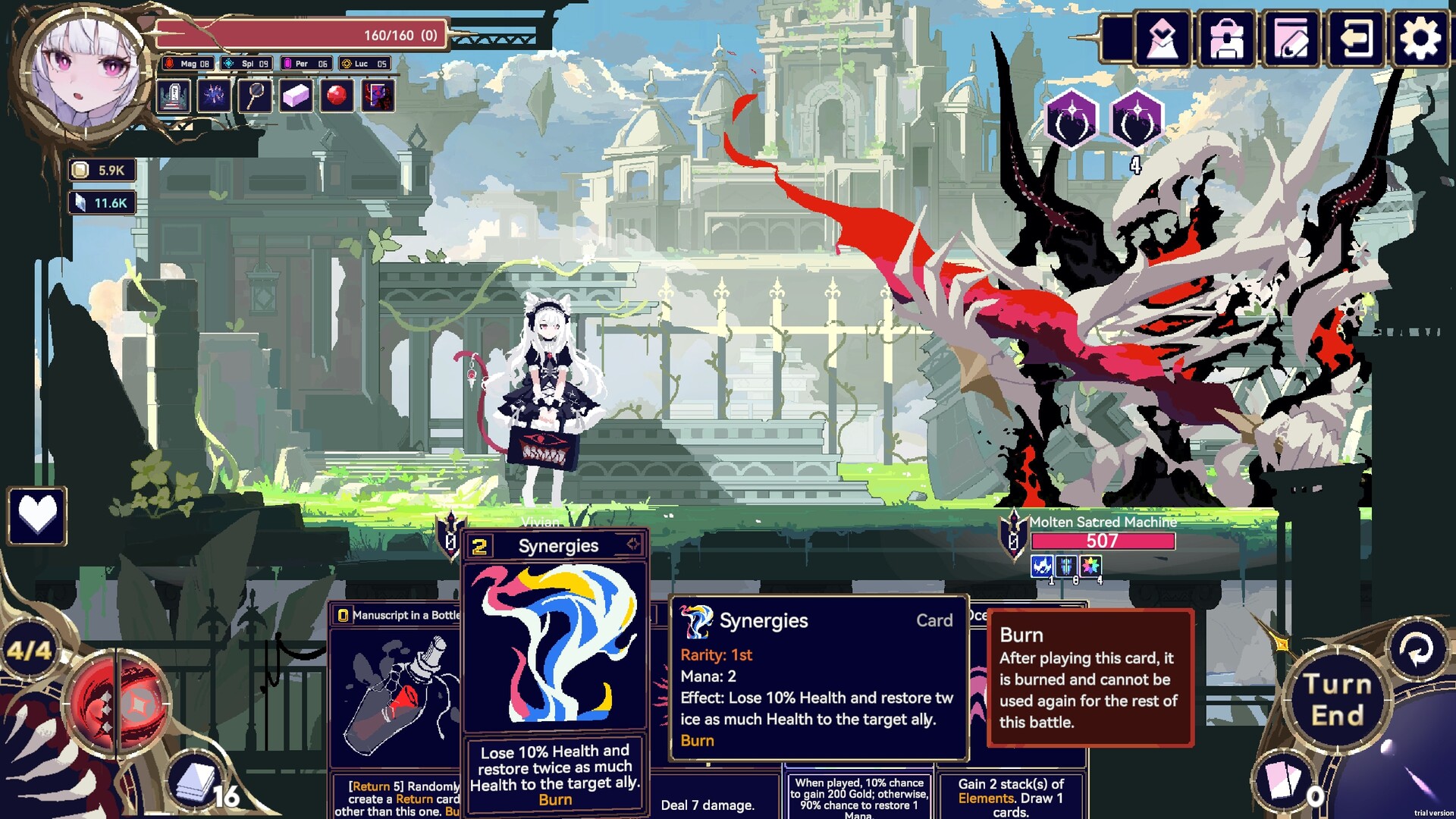 Witch's Apocalyptic Journey official in-game screenshot 1