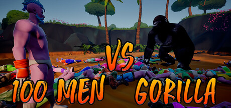 100 MEN VS GORILLA cover artwork