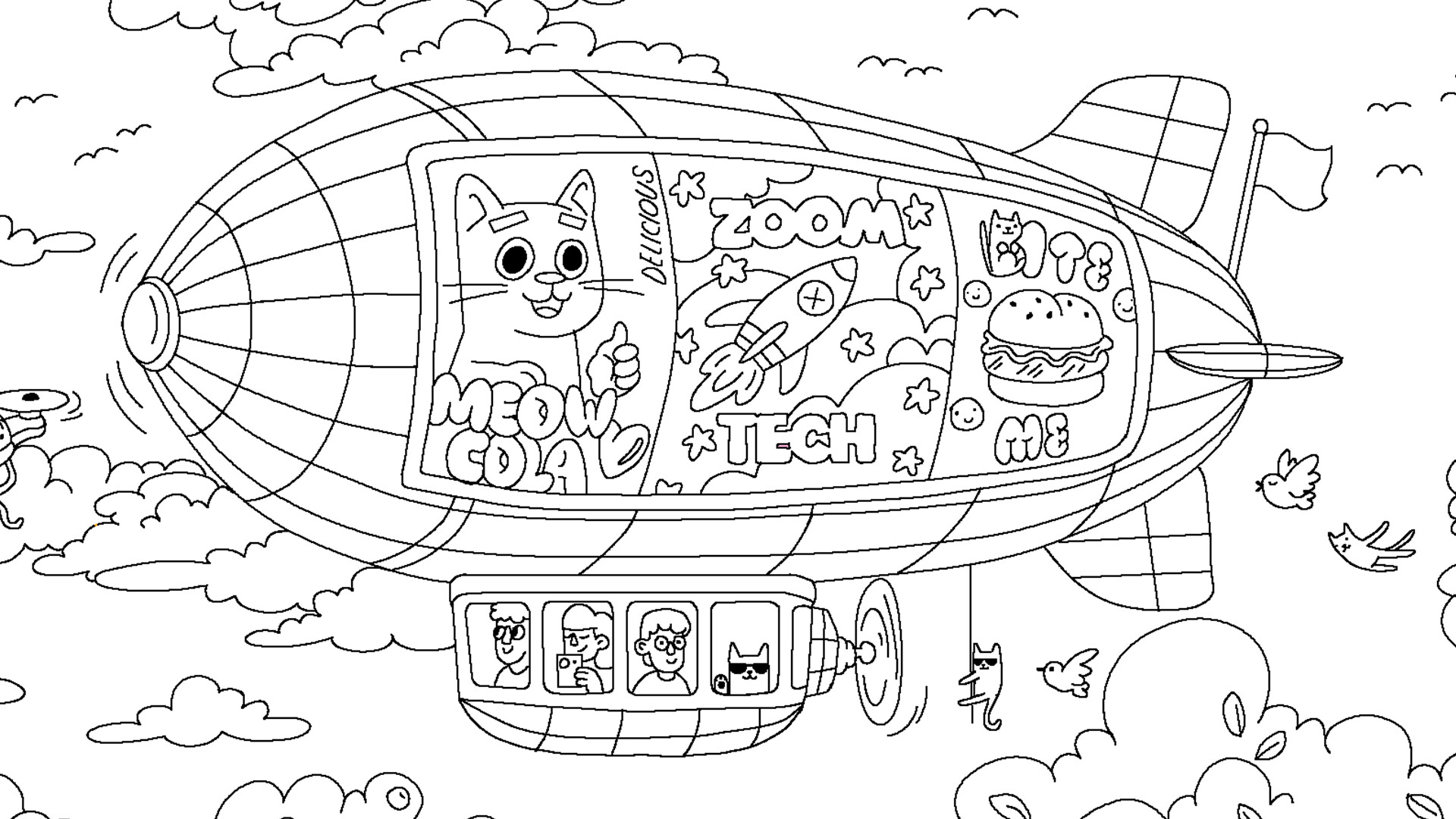100 Cats Lost In World Find & Color official in-game screenshot 1