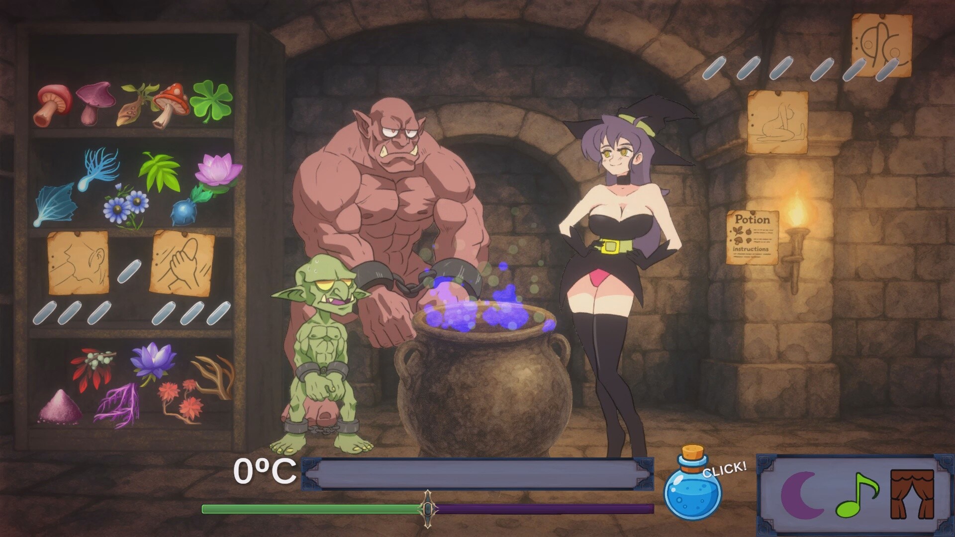 Witch’s Seed: Goblin Slave Alchemy official in-game screenshot 1