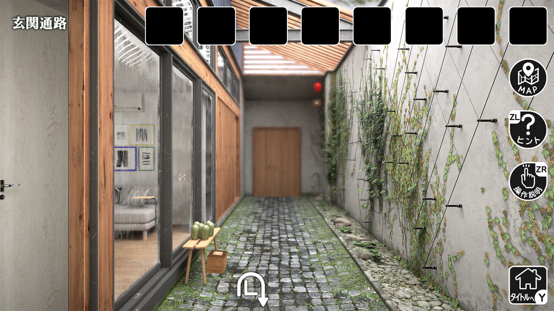 雨の降る家からの脱出 official in-game screenshot 1