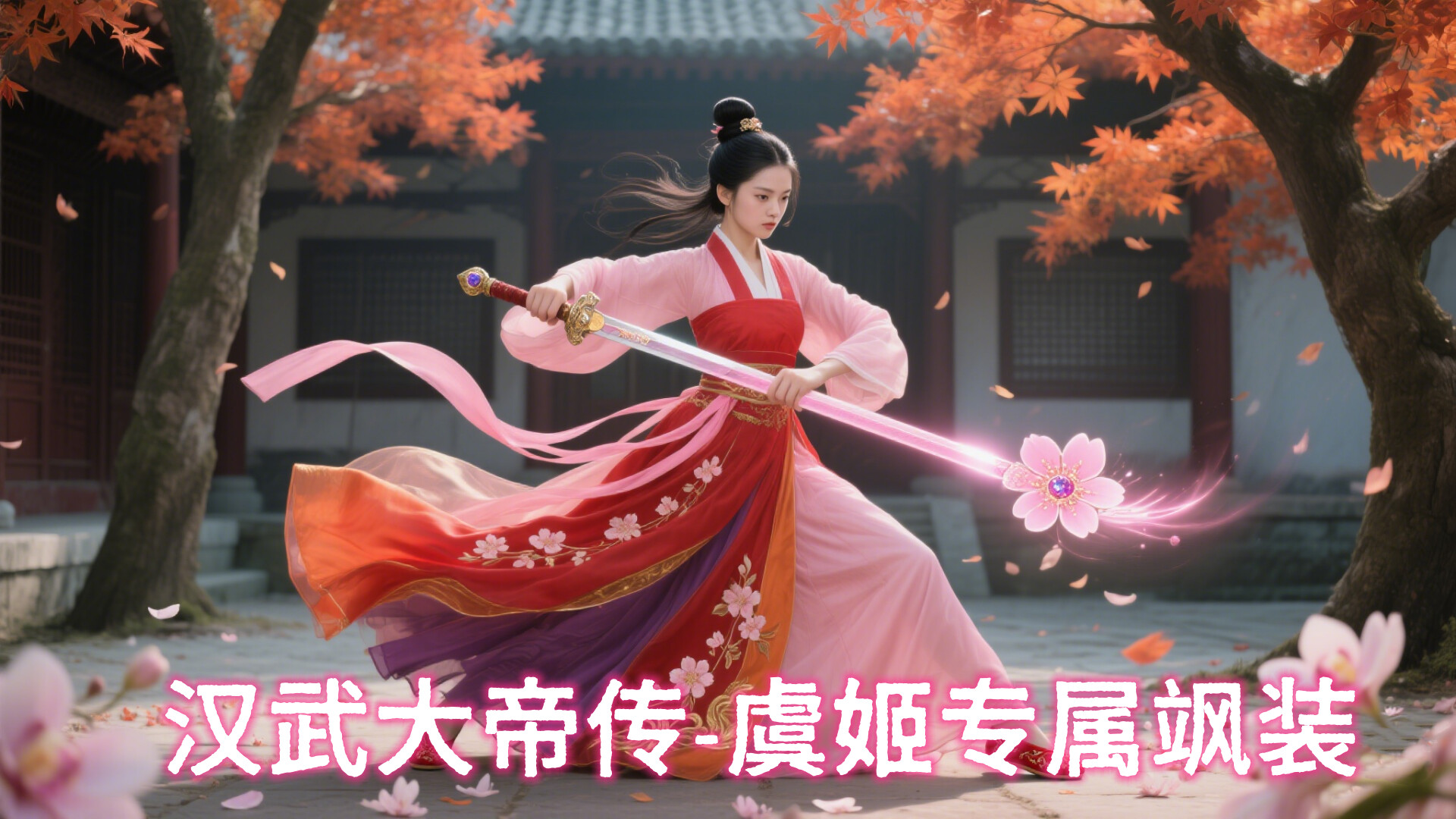 汉武大帝传-虞姬专属飒装DLC official in-game screenshot 1