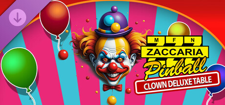 Zaccaria Pinball - Clown Deluxe Pinball Table cover artwork