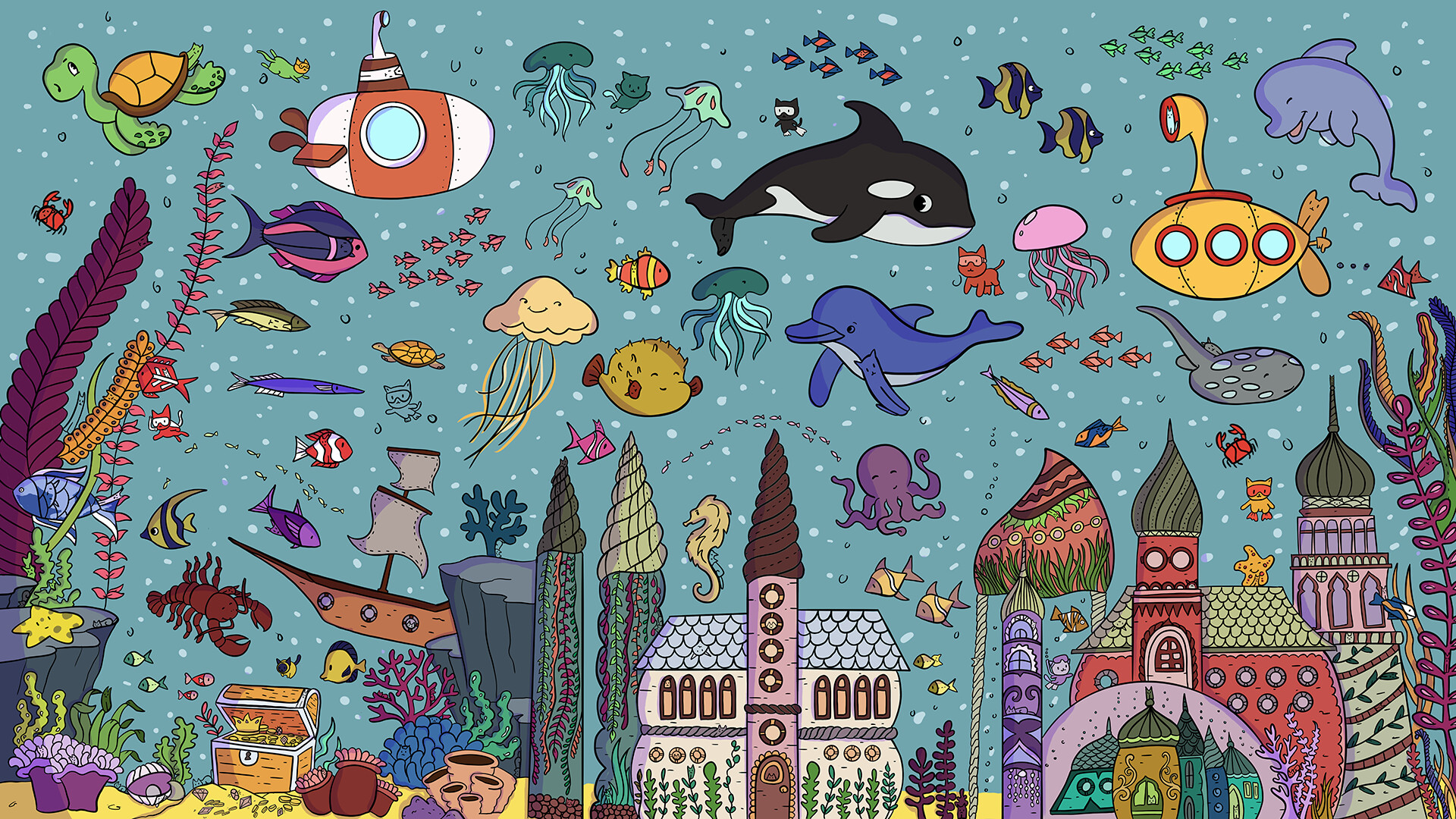 100 Sea Cats - Artbook official in-game screenshot 1