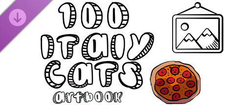 100 Italy Cats - Artbook cover artwork