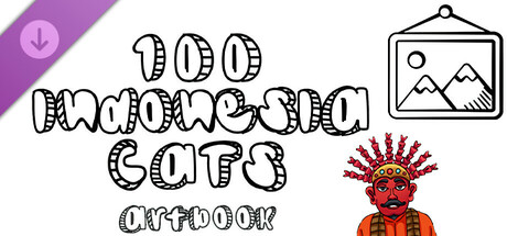 100 Indonesia Cats - Artbook cover artwork