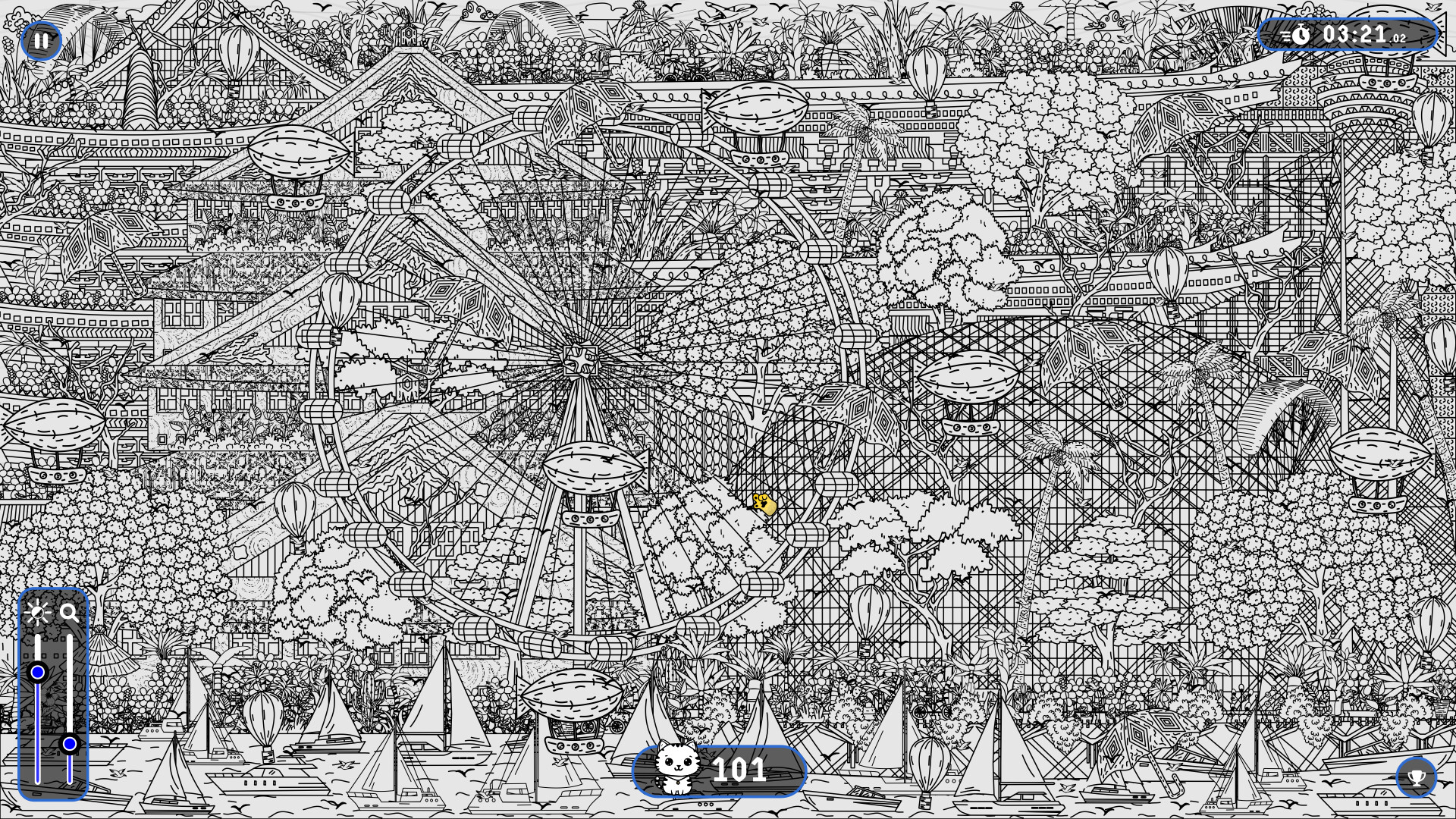 101 Cats Hidden in Osaka official in-game screenshot 1