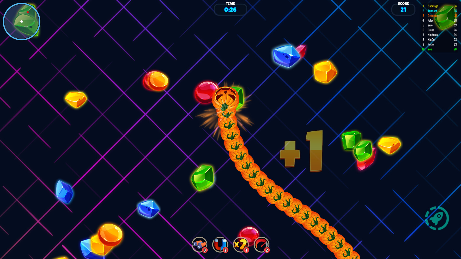 Worm Wars official in-game screenshot 1