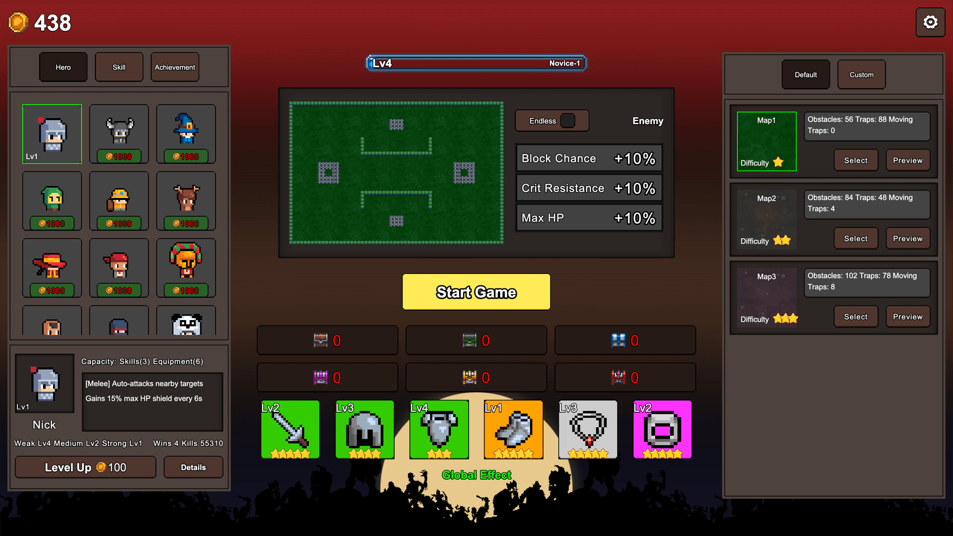 秘境英雄-幸存者Roguelike official in-game screenshot 1