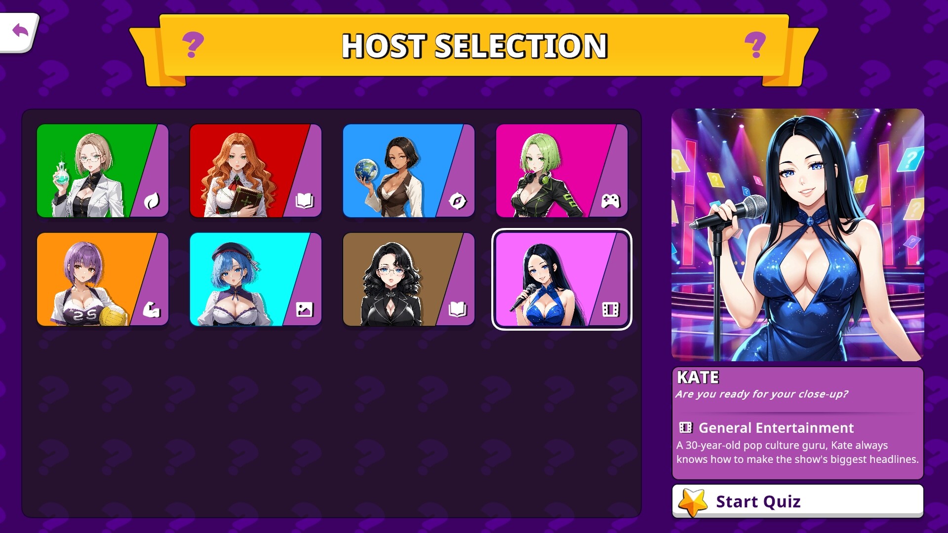 A Sexy Quiz Show official in-game screenshot 1