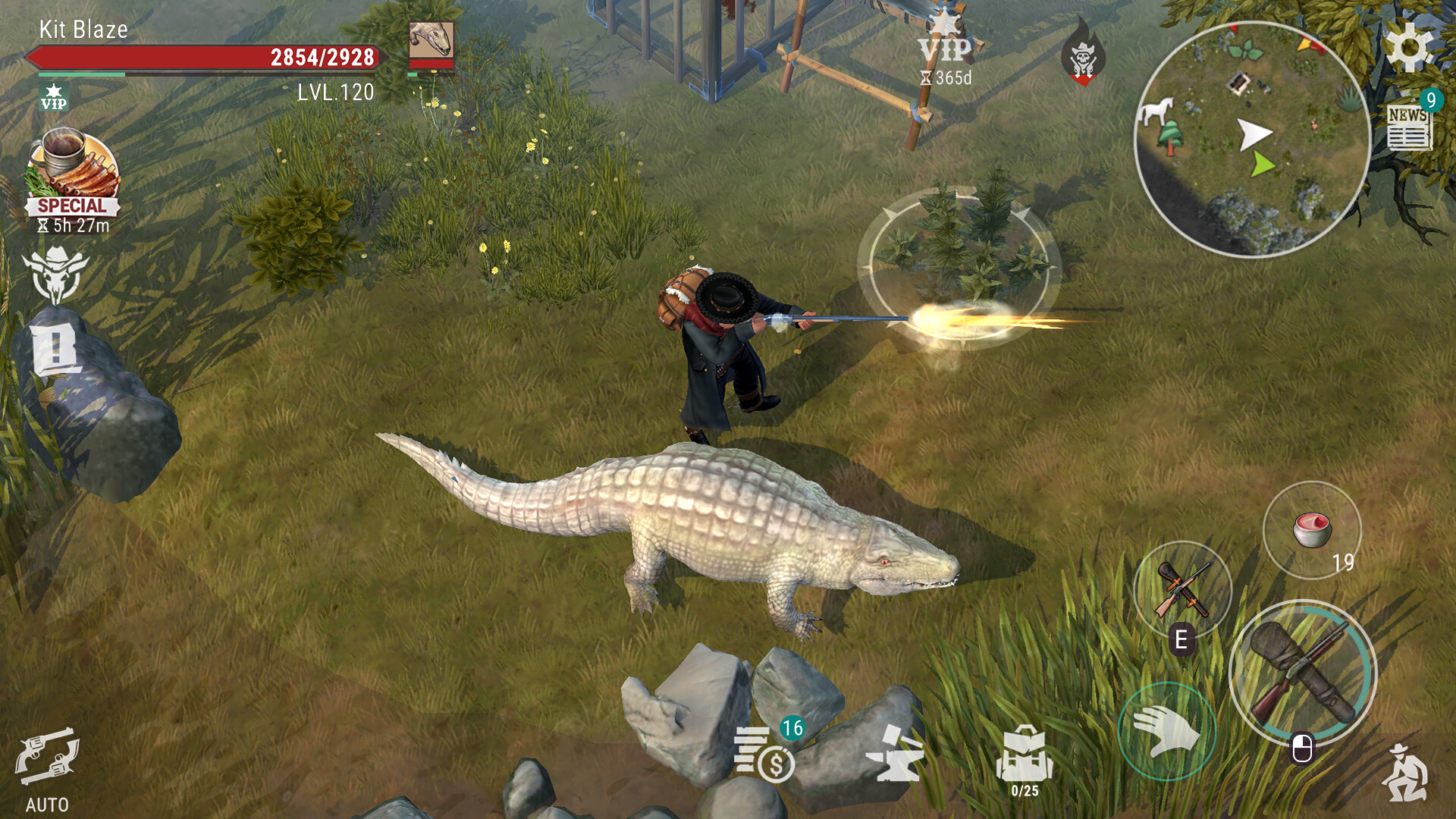Westland Survival - Albino Alligator official in-game screenshot 1