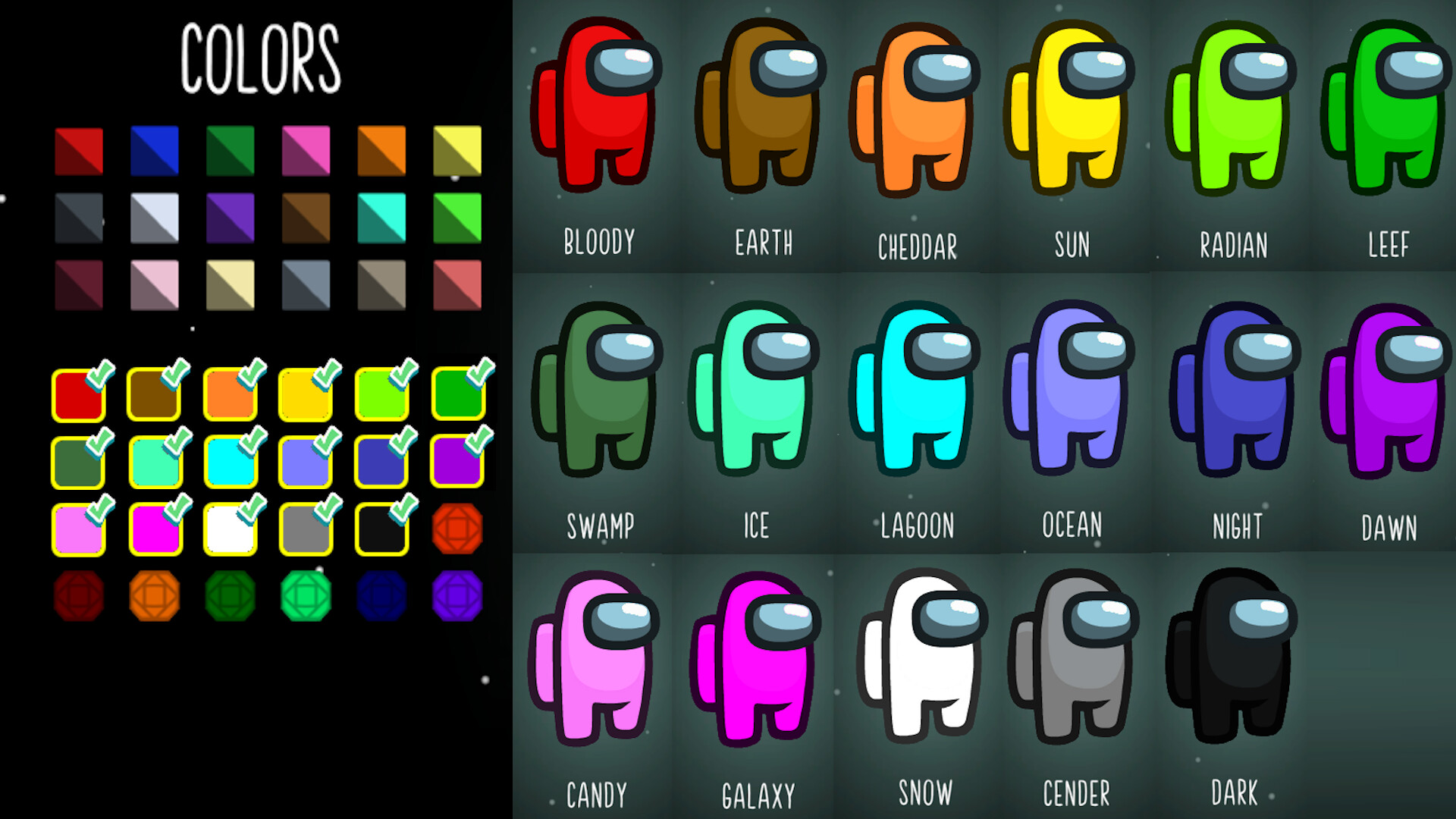 Among Us Ranked - Super Colors Bundle official in-game screenshot 1