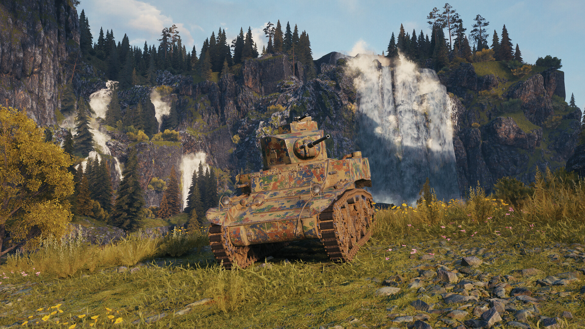 World of Tanks — M3 Light Pack (III Soviet Light Tank) official in-game screenshot 1