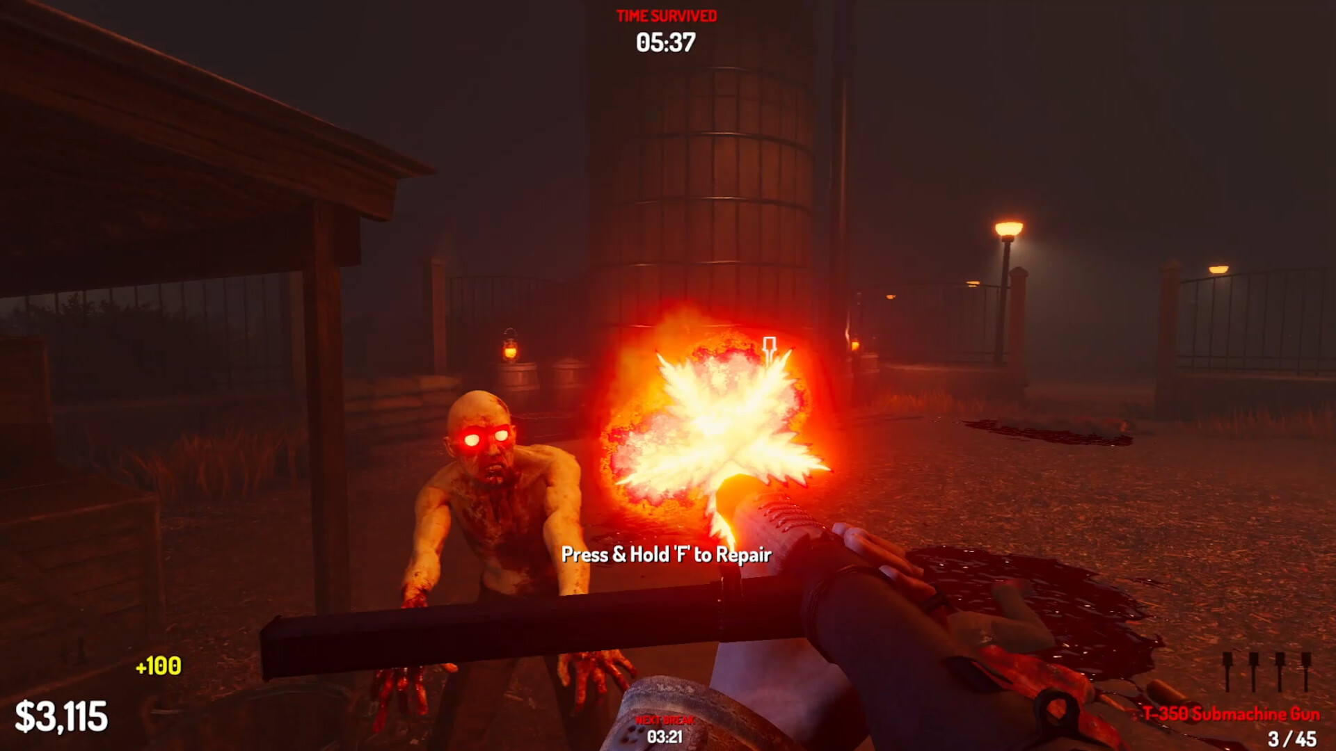 Zombie Outbreak 1943 official in-game screenshot 1