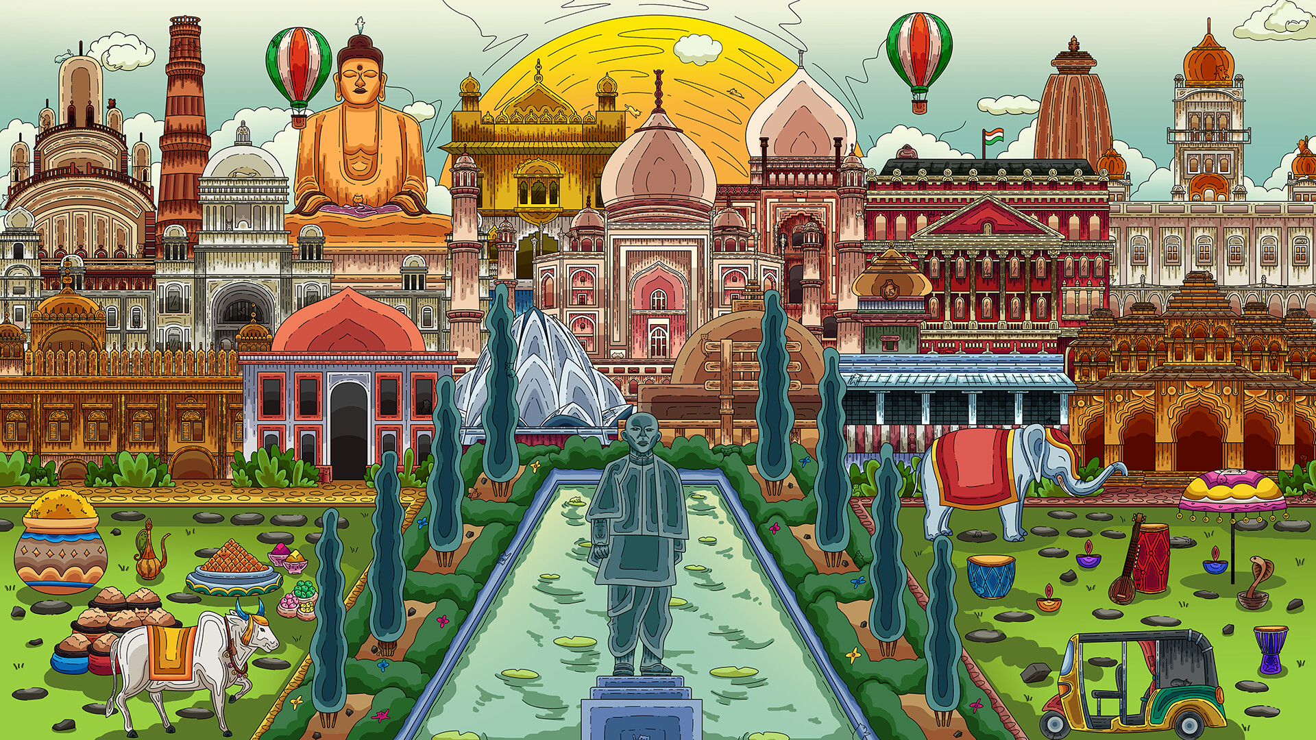 100 India Cats - Artbook official in-game screenshot 1