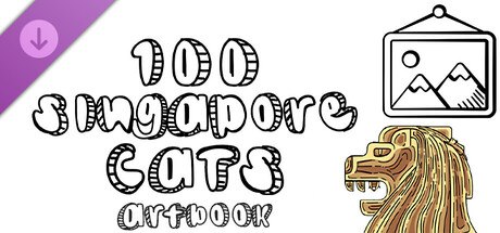 100 Singapore Cats  - Artbook cover artwork