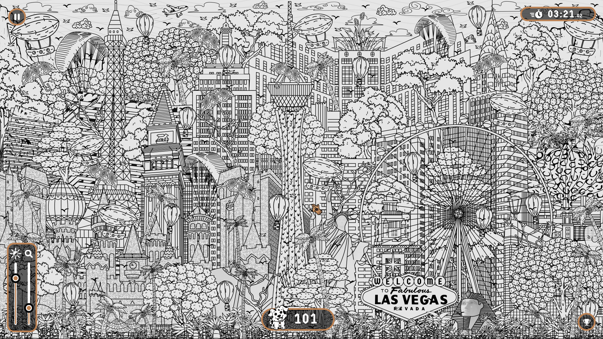101 Dogs Hidden in Las Vegas official in-game screenshot 1