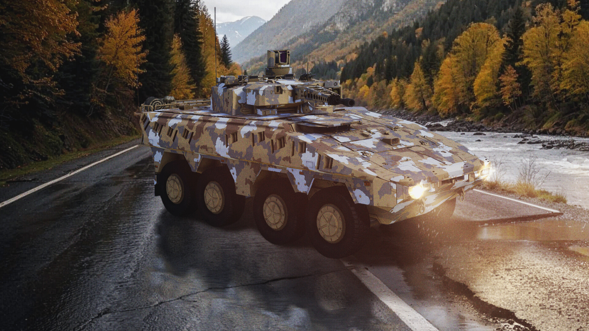 Armored Warfare - Autumn Bundle: Boxer CRV official in-game screenshot 1