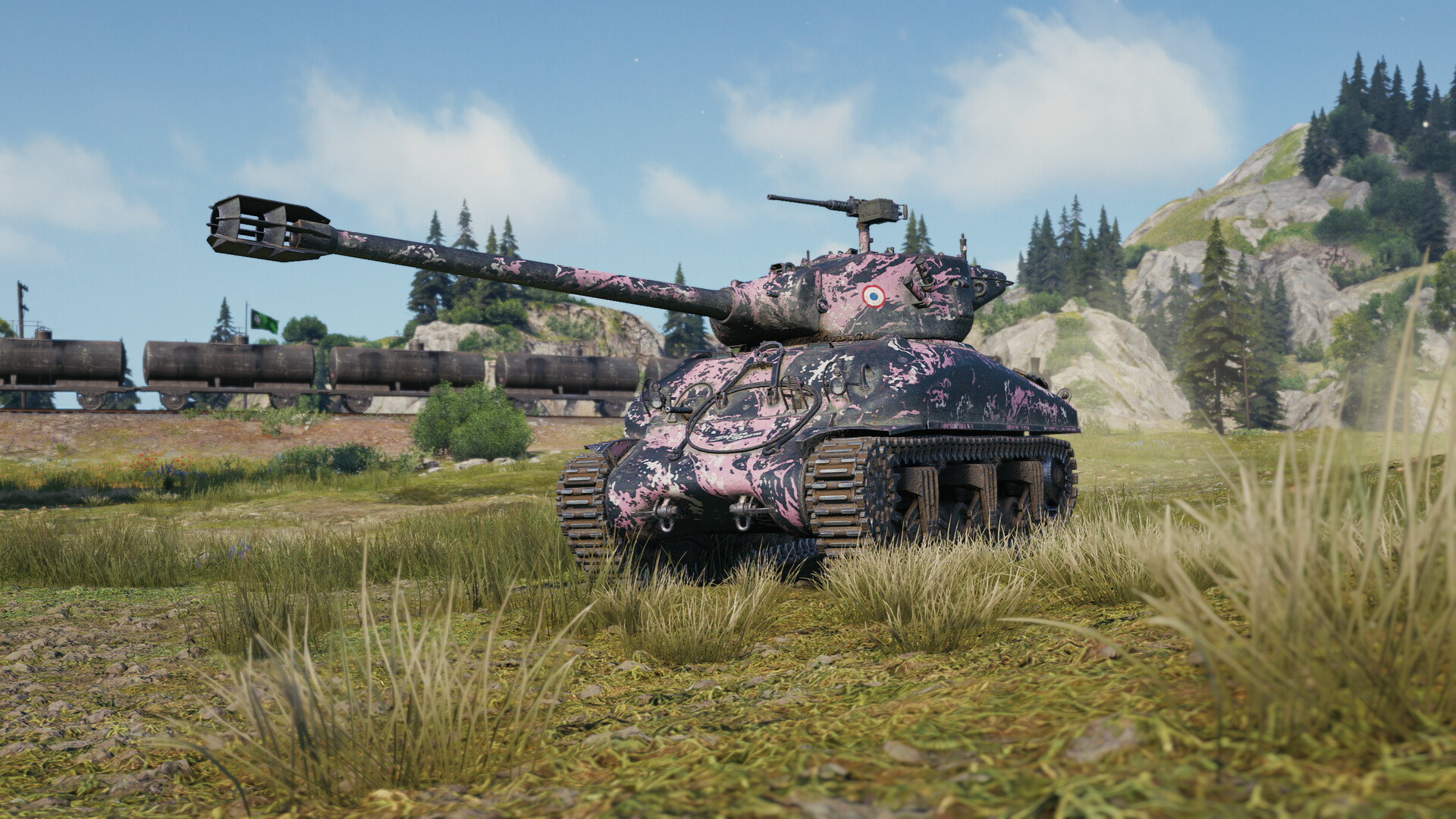 World of Tanks — M4A1 Revalorisé Pack (VIII French Medium Tank) official in-game screenshot 1