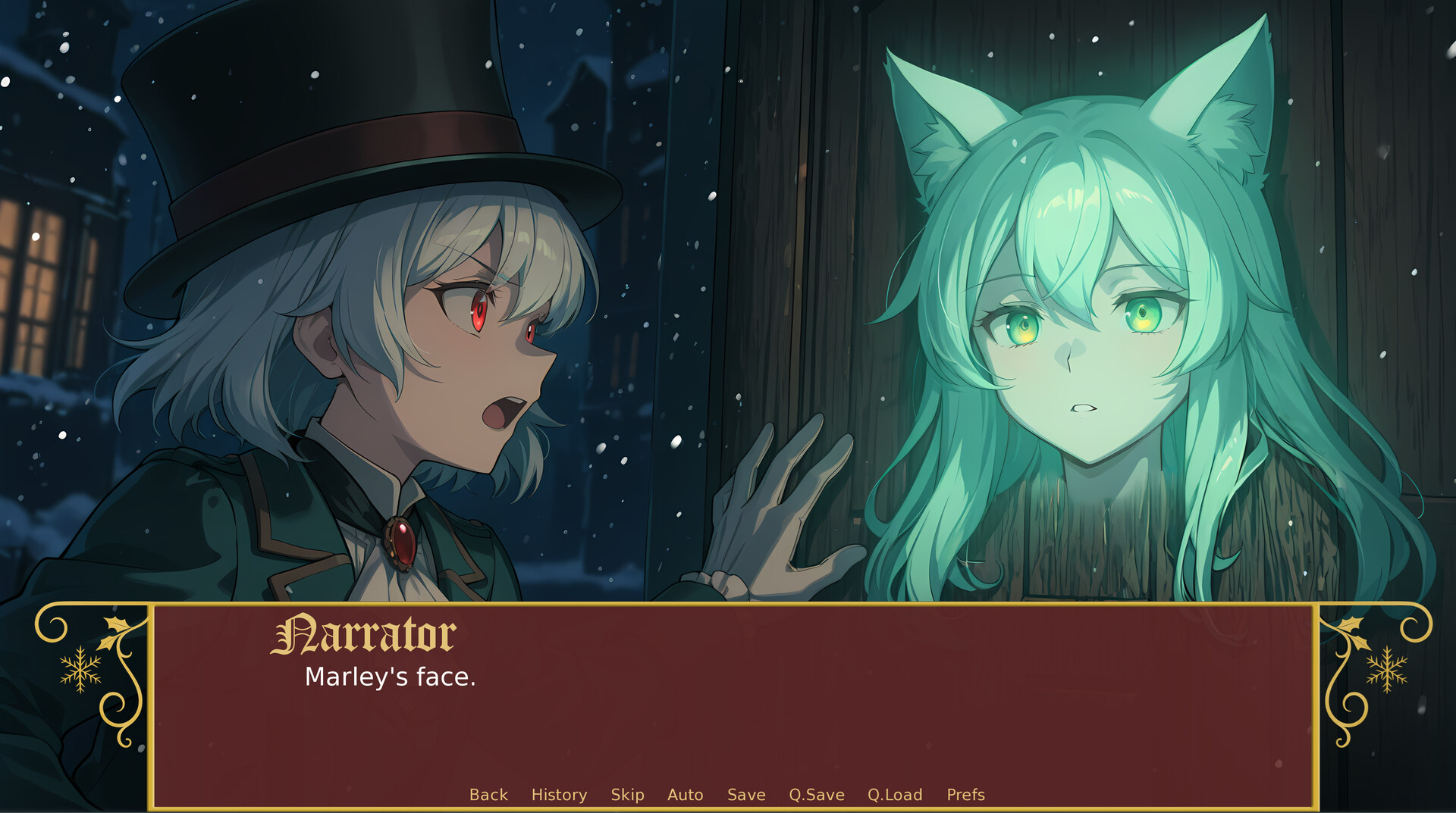 A Christmas Carol: But With Anime Girls official in-game screenshot 1