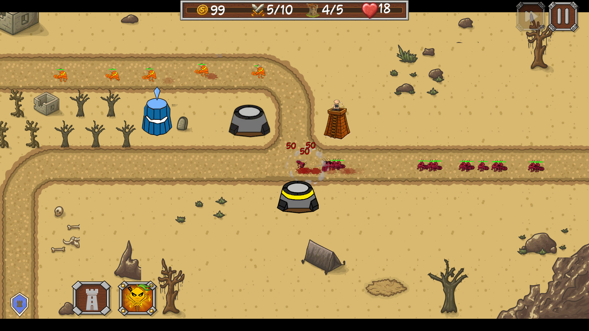 Ants March TD official in-game screenshot 1
