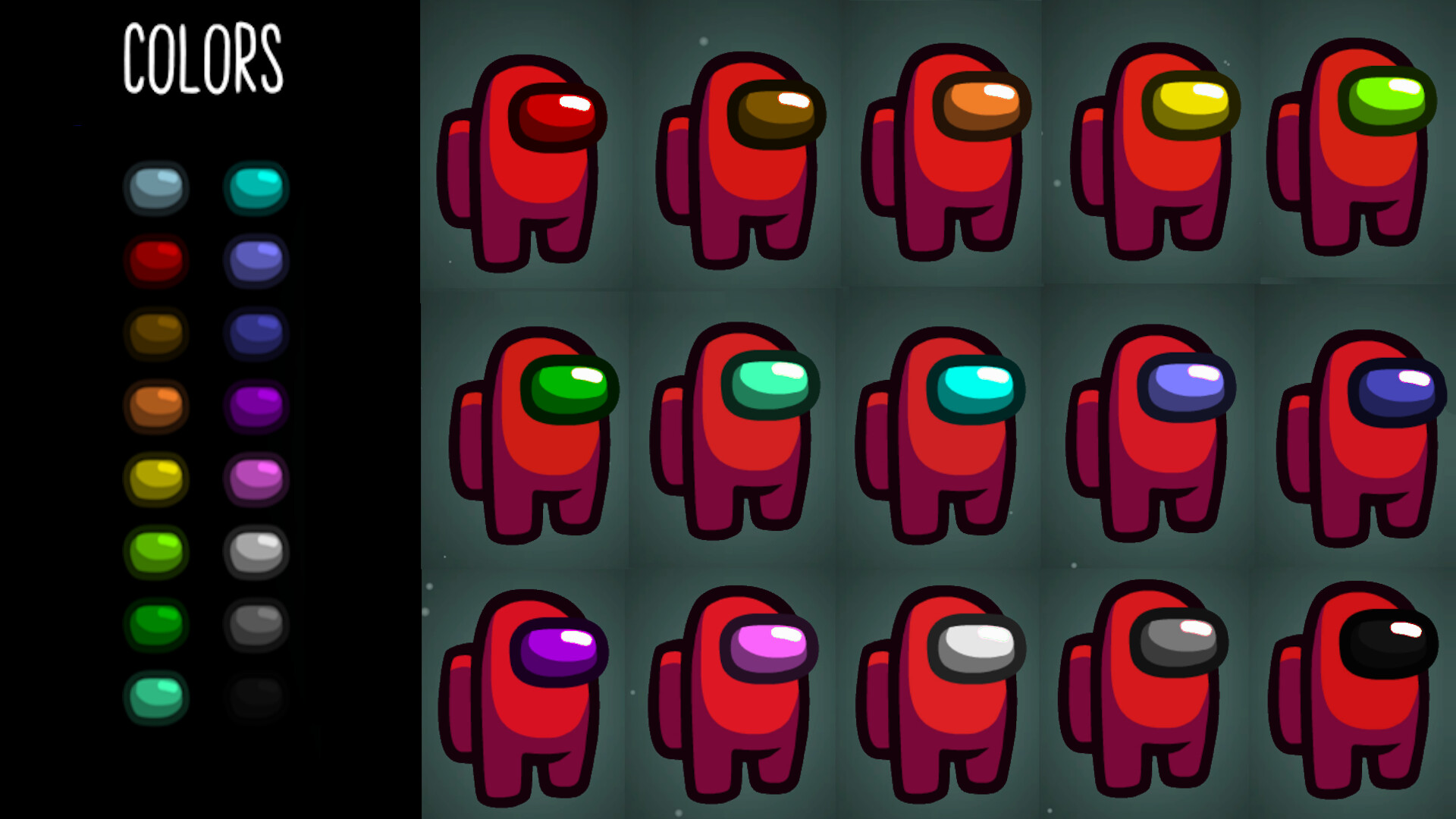 Among Us Ranked - Visor Colors Bundle official in-game screenshot 1