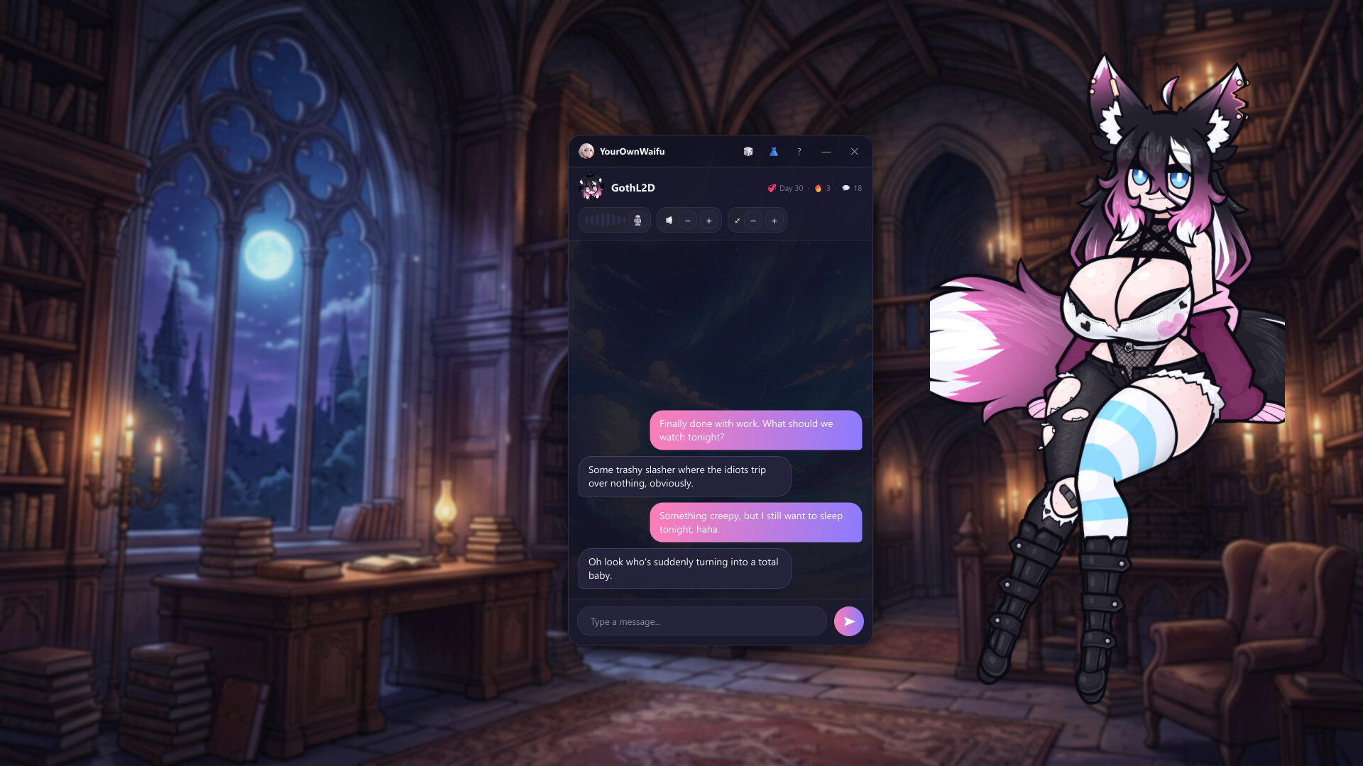 YourOwnWaifu official in-game screenshot 1