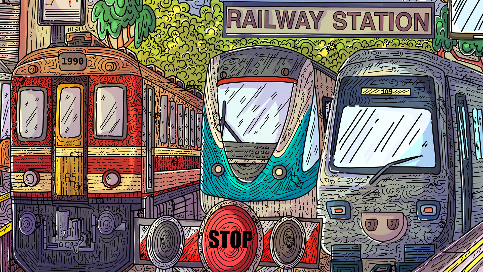 100 Railway Cats official in-game screenshot 1