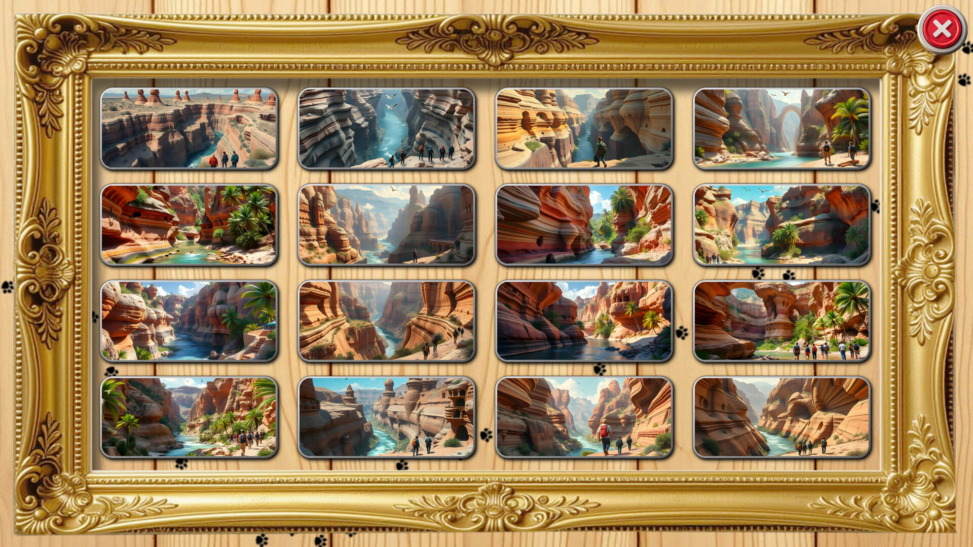 Настоящие пазлы - Каньоны (аудиофайлы) official in-game screenshot 1