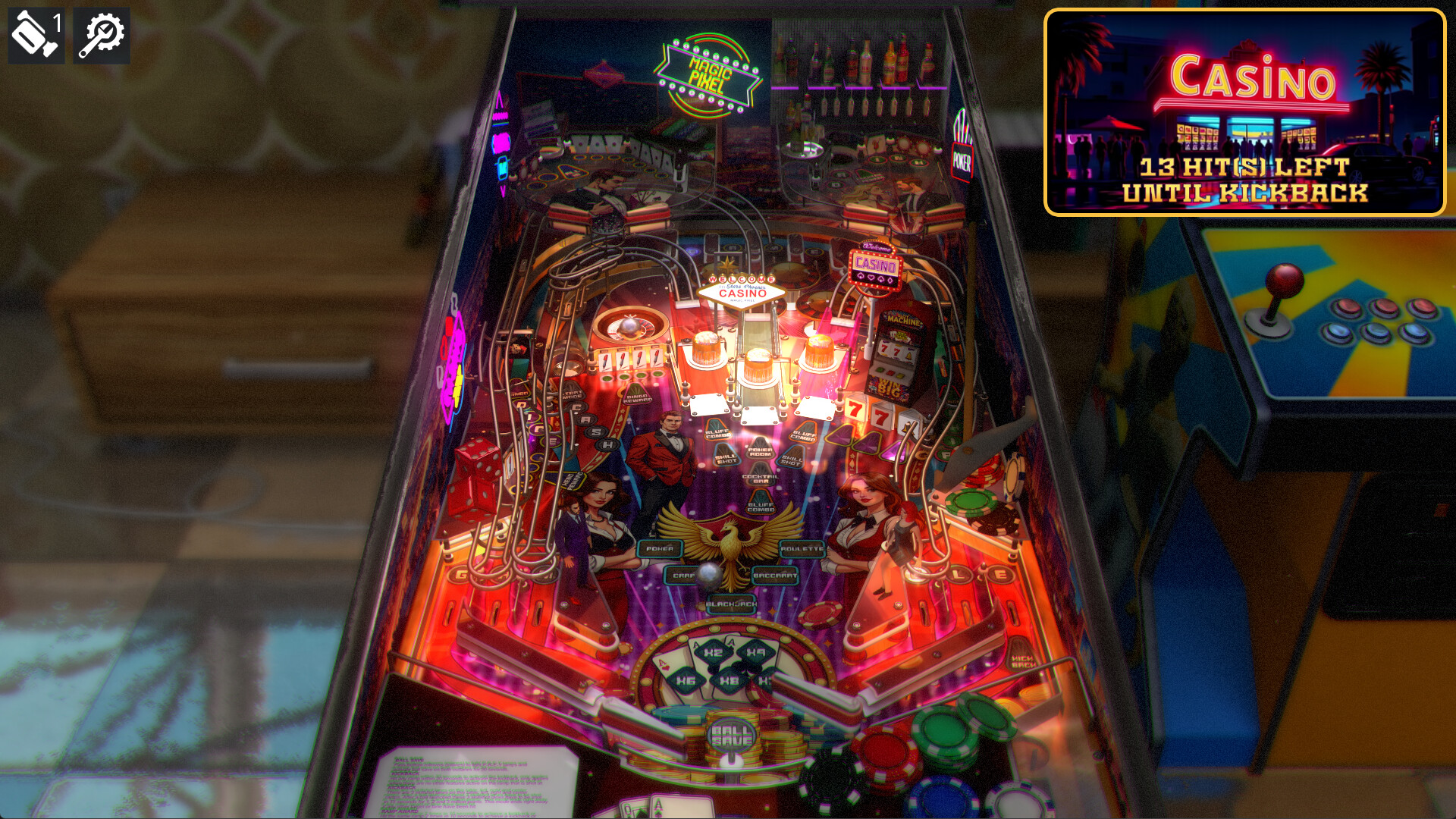 Zaccaria Pinball - Star's Phoenix Deluxe Pinball Table official in-game screenshot 1
