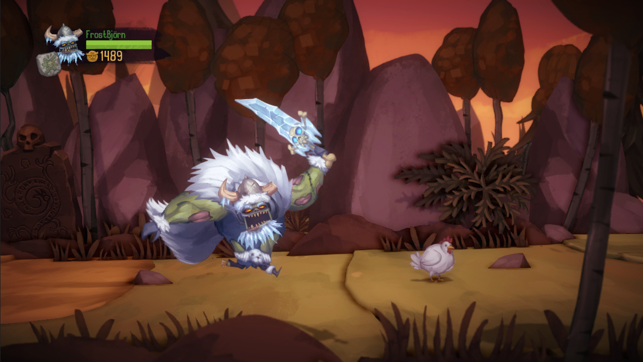 Zombie Vikings - Frostbjörn Character official in-game screenshot 1