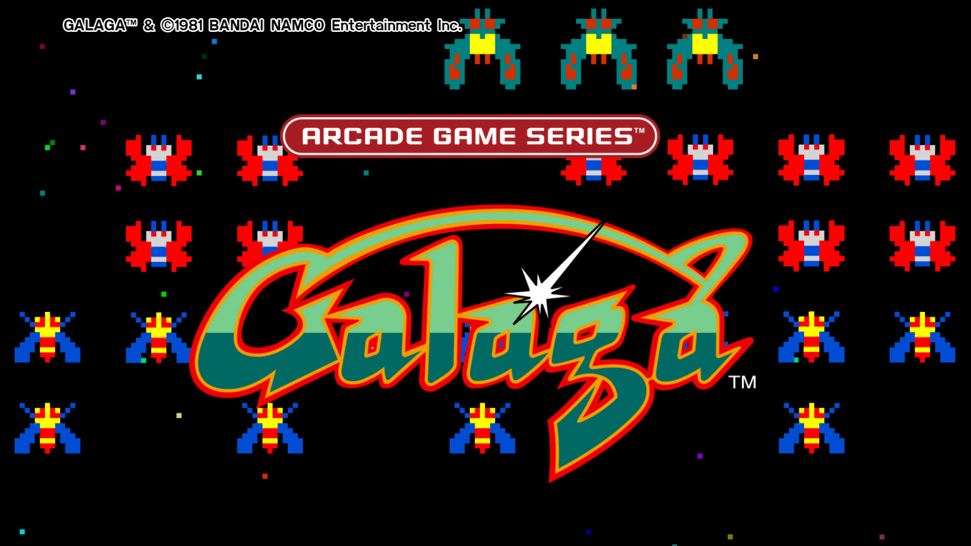 ARCADE GAME SERIES: GALAGA official in-game screenshot 1